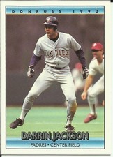 1992 DONRUSS Baseball Card #292 Darrin Jackson PADRES