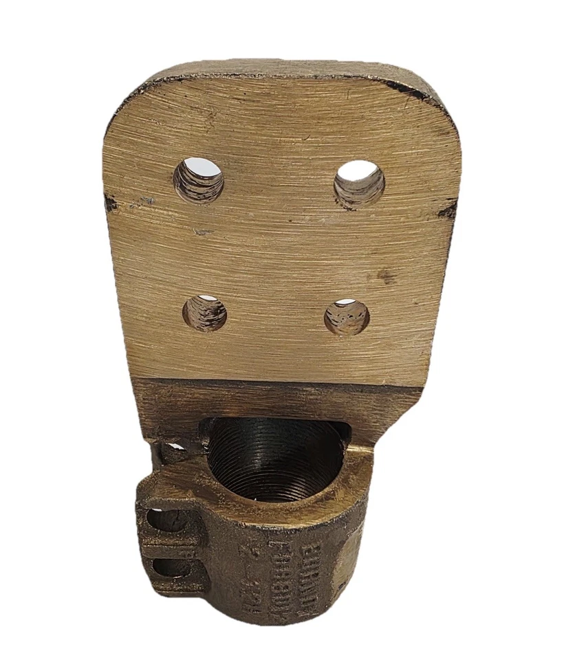 BURNDY FD68D12 SUBSTATION COPPER STUD CONNECTOR 2 - 12H - Image 3 of 4