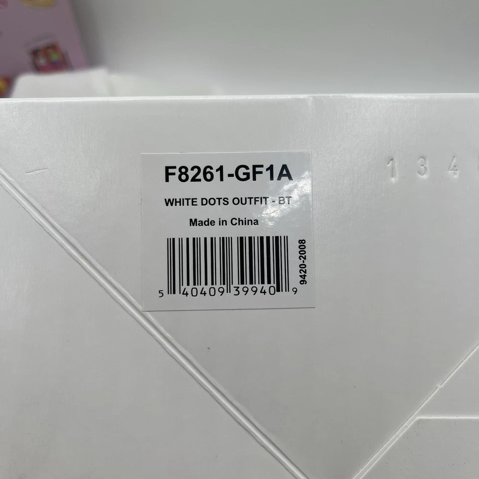 LKnew! Complete Set! Bitty Baby Doll Bitty Twin Boy White Dots Outfit with Book - Image 3 of 4