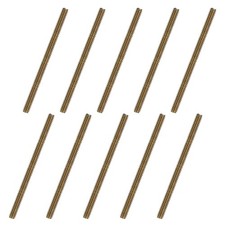 60pcs Fully Threaded Rods 1/4 x 4 Inch for Mounting Fastening Color Zinc