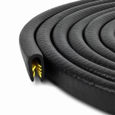 Edge Trim Black Large, Fits Edge 1/4 Inch, Length 10 Feet 3.05 Meter