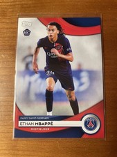ETHAN MBAPPE 2023-24 Topps RC Rookie PSG #18 Card. rookie card picture