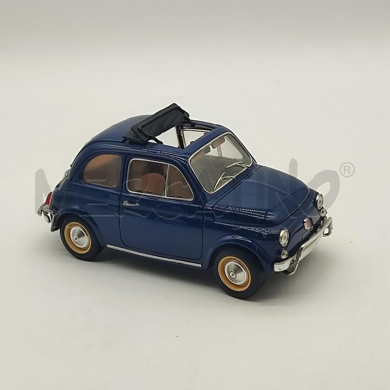 ミニカー burago FIAT 500 1/16 Authentic FIAT 500 Burago GOLD COLLEZIONE 1:16 (From Bari to