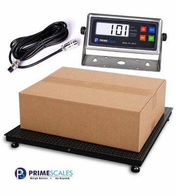 New 24''x24'' Floor Scale 1000 lb x 0.2 lb Industrial Shipping Scale Black NEW