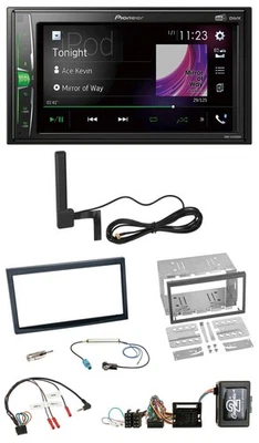 Pioneer MP3 DAB Lenkrad 2DIN Bluetooth Autoradio für Peugeot 307 2006-2009 PDC - Bild 1 von 4