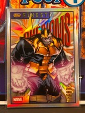 2026 Topps Finest Fantastic Four Thanos 1996 SILVER REFRACTOR 1/96 Retro Phenoms