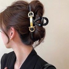 Women Geometric Hair Crab Hairpin Girls Back Head Shark Clip Fashion Simple