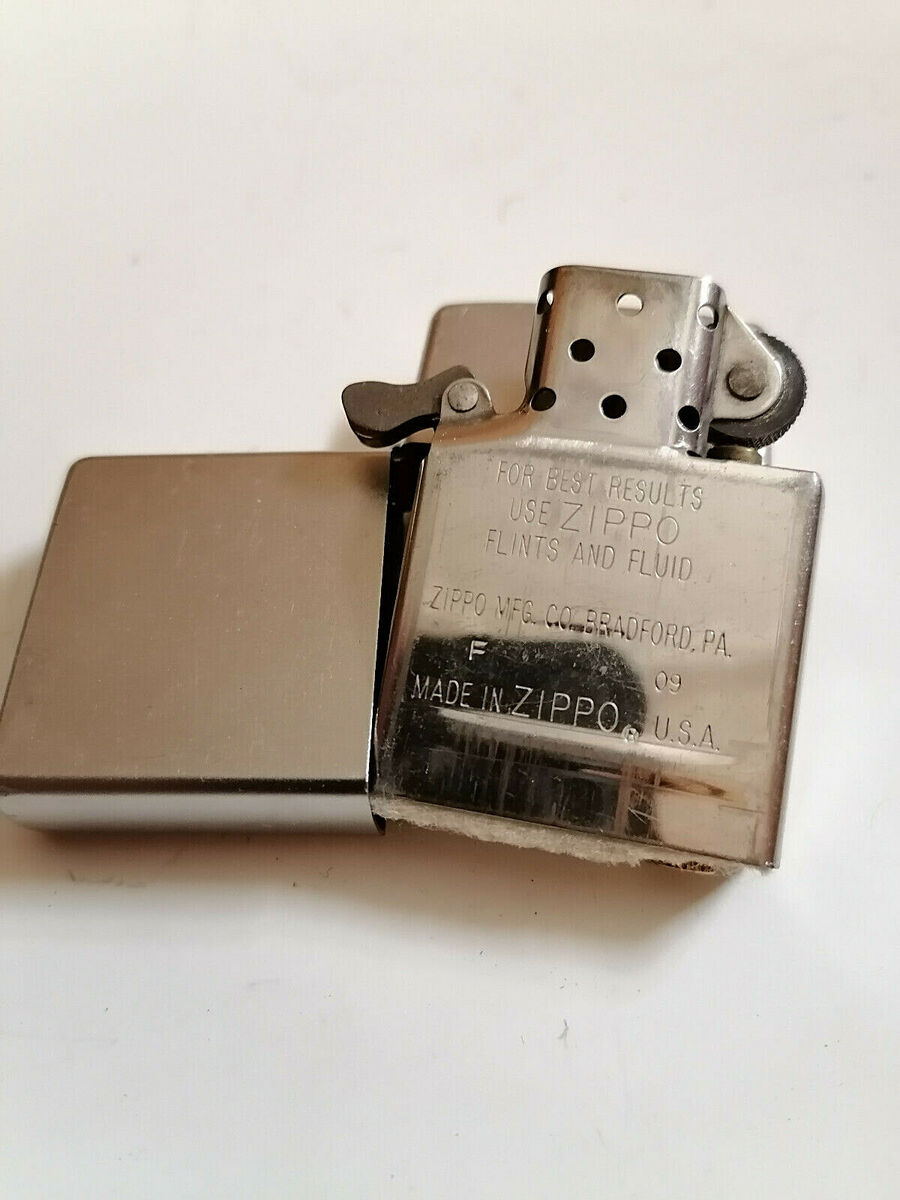 VINTAGE LIGHTER ZIPPO-F-09 BRADFORD P.A MADE IN U.S.A. | eBay VINTAGE LIGHTER ZIPPO-F-09 BRADFORD P.A MADE IN U.S.A. | eBay