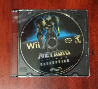 Metroid Prime 3: Corruption (Nintendo Wii, 2007) - Disc Only! Tested ...