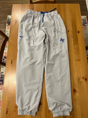 Gray Nike Dri-Fit AF Air Force Falcons Athletic Lounge Pants Men's S Small