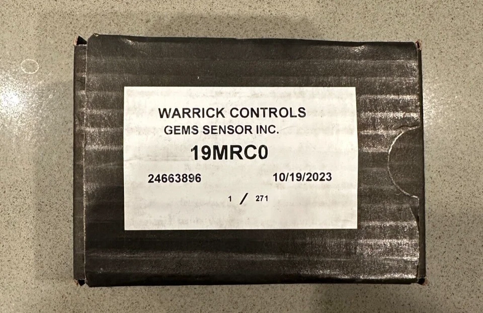 Warrick Controls Gems Sensors 19MRC0 - Liquid Level Control Relay, 120 / 240 VAC - Image 2 of 3