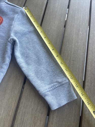 Gymboree Save Our Reefs Crew Sweatshirt Gray Boys Size XS (4) - Picture 9 of 11