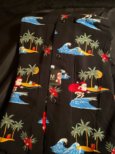 Ugly DENIM & FLOWER RICKY SINGH Herren Medium Weihnachten Santa Surfshirt NEU - Bild 4 von 5