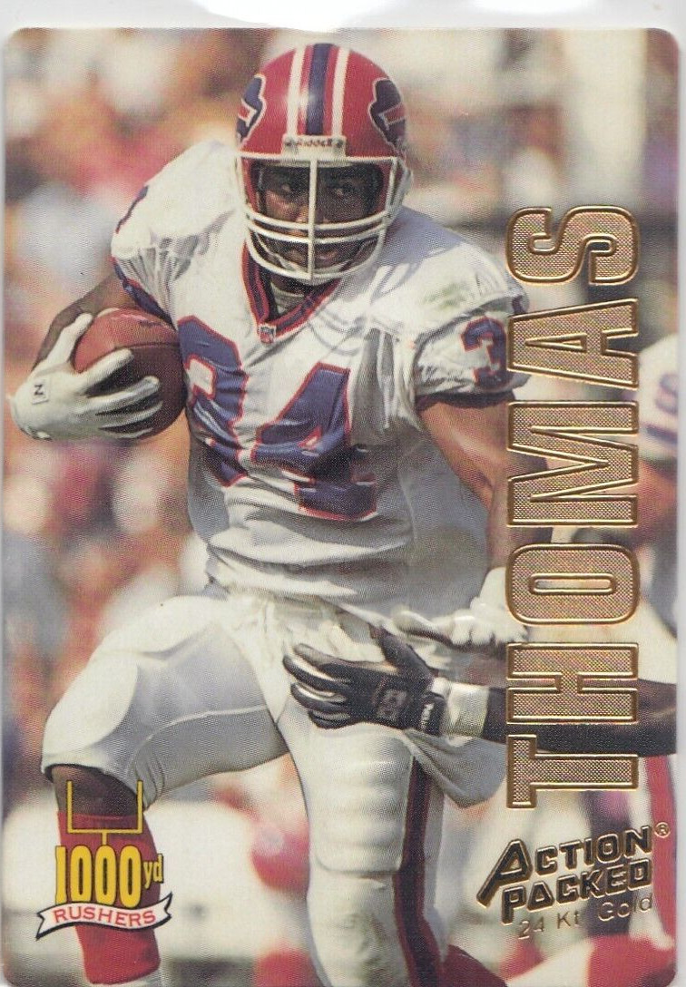 1993 Action Packed 24K Gold #39G Thurman Thomas