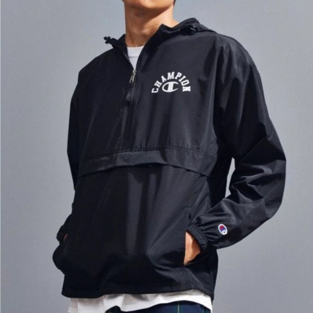Champion uo exclusive clearance logo anorak jacket