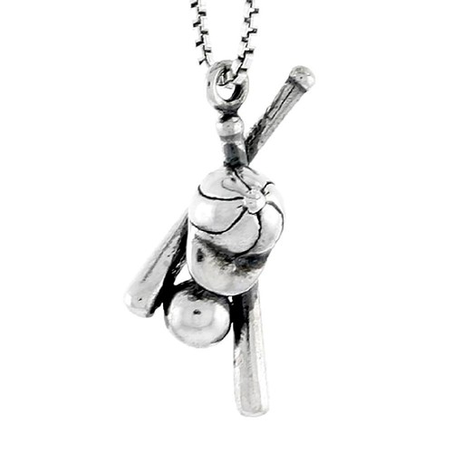 3D Pendant / Charm, Italian Box Chain 