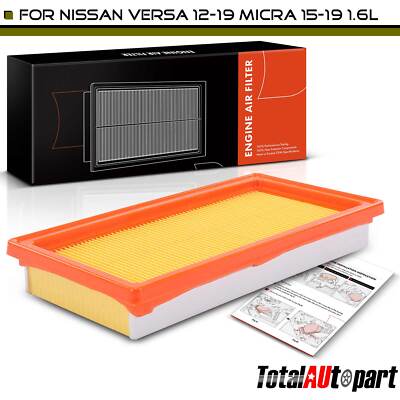 New Engine Air Filter for Nissan Micra 2015-2019 Versa 2012-2019 Flexible Panel