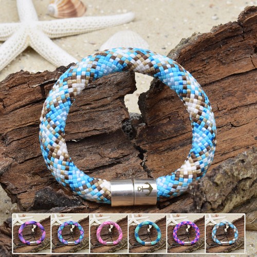 ❦ Armband MAX | Segeltau | 10 mm | Anker | Surfer | Magnetverschluss | 07 ❦ - Bild 9 von 9
