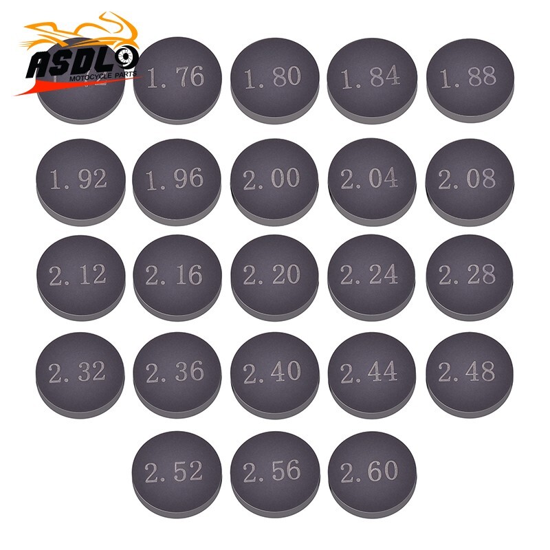 23pcs 8.9mm Valve Shim Kit 1.72-2.6mm For KTM 250 350 450 XC SX