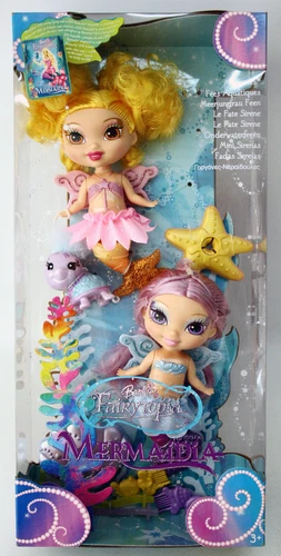 RARE 2005 BARBIE FAIRYTOPIA MERMAIDIA MERFAIRIES DOLL MATTEL J0725 J0727 NEW !