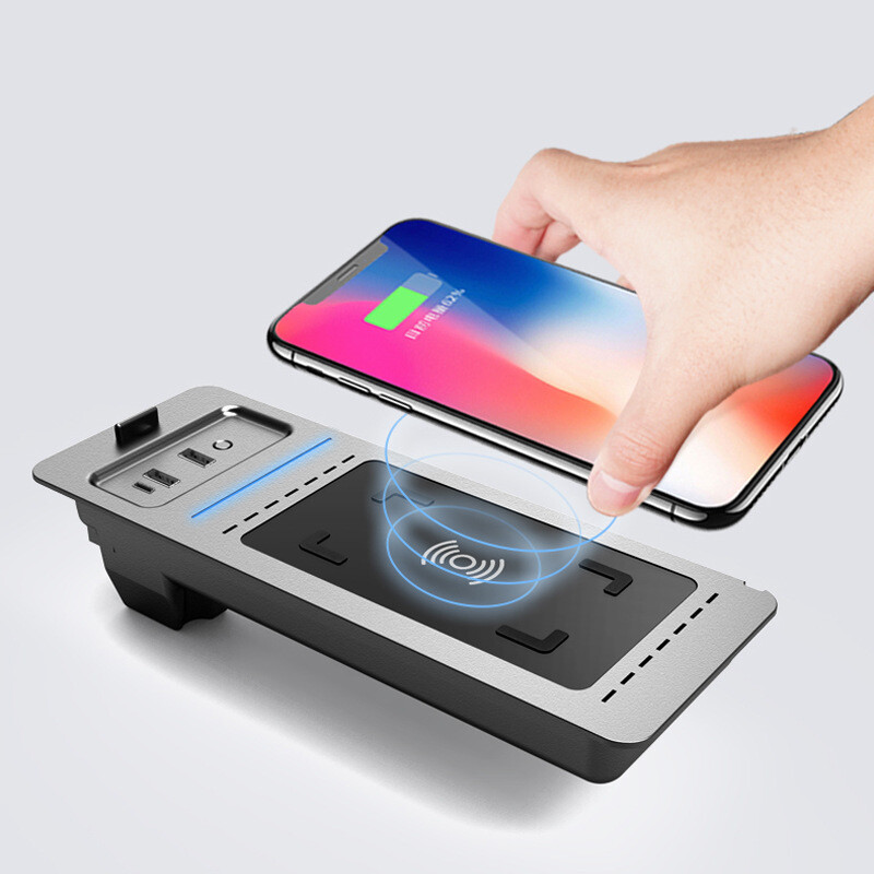 Car Wireless Phone Charger Fast Charging Mat Pad For FORD F150