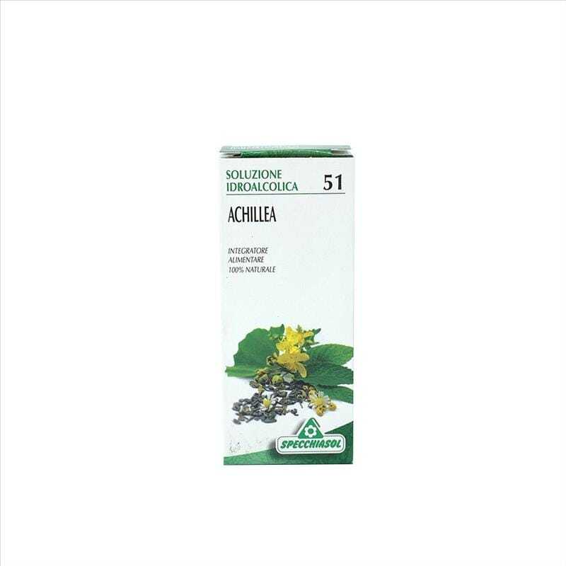 Specchiasol Soluzione Idroalcolica - Integratore Alimentare Achillea 51, 50ml