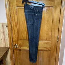 DENIZEN from LEVI'S Boys Jeans Size 16 Regular 218 Slim Straight Fit Light Wash