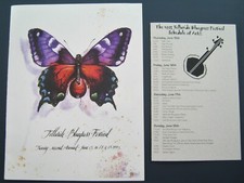 Telluride Bluegrass Festival Programme 1995 + Schedule + Telluride Style Mag