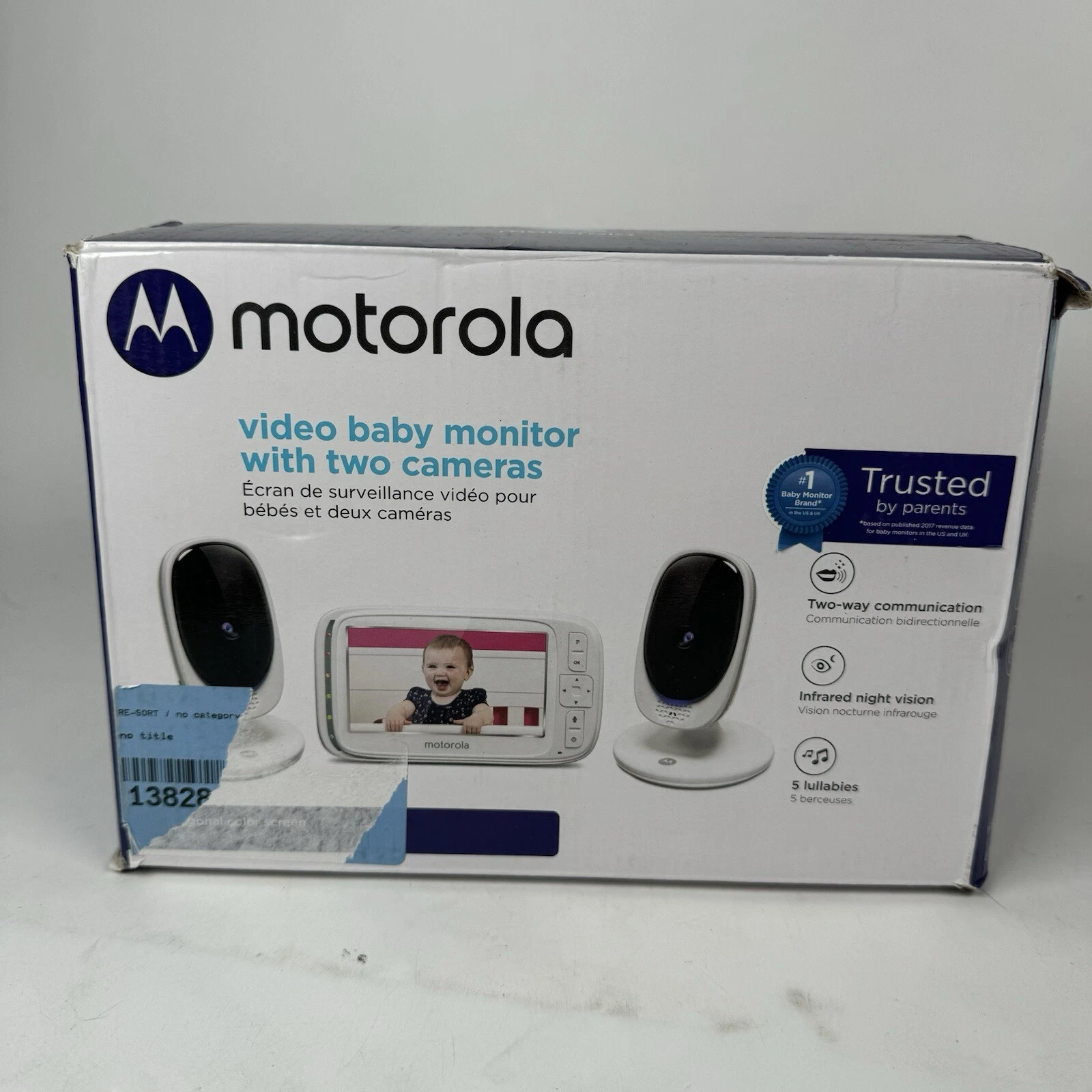 Motorola Comfort 50-2 Video Baby Monitor (Two-Camera) 5" Color Screen (2 Camera)