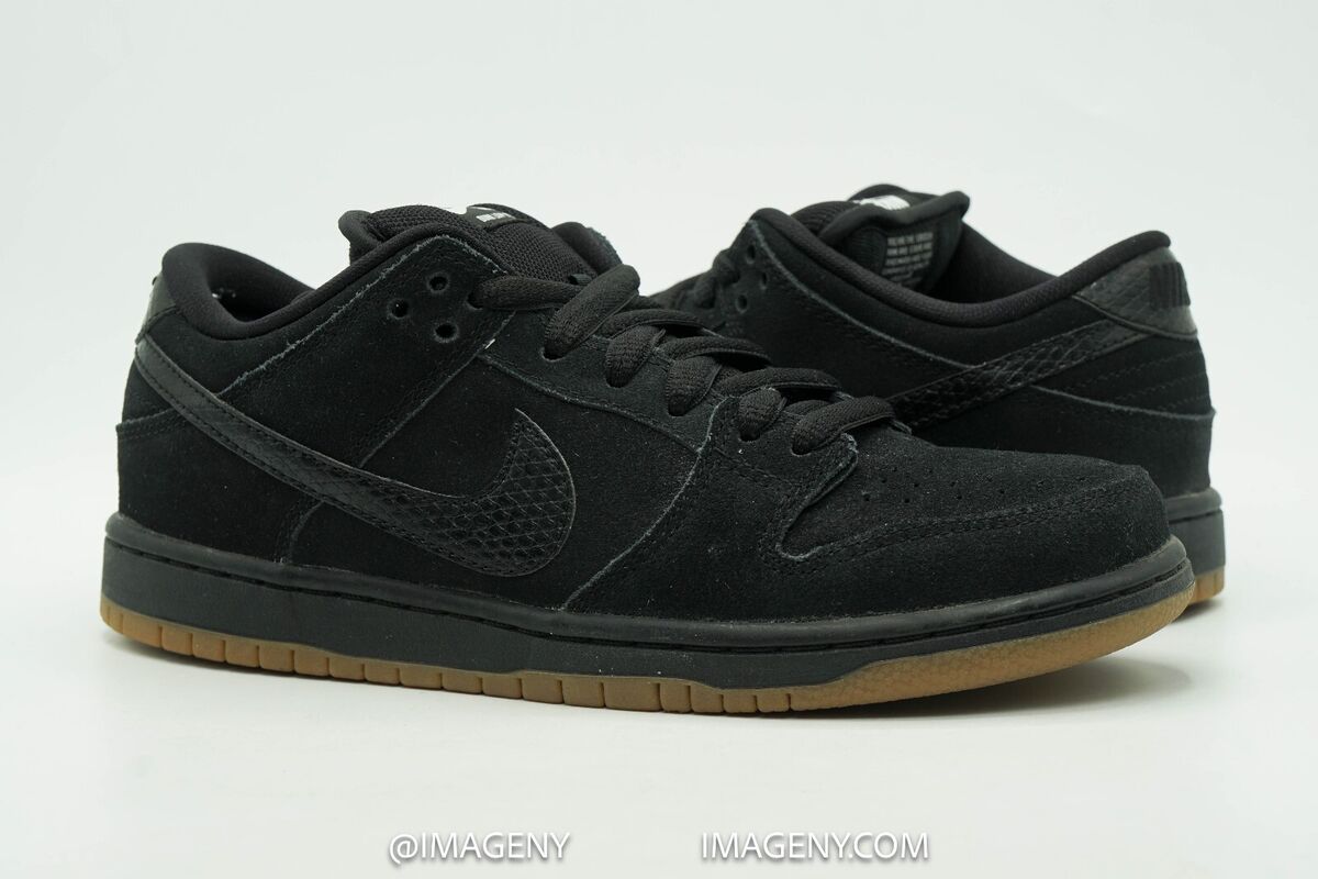 NIKE DUNK LOW SB ISO USED SIZE 7 BLACK SNAKE GUM 304292-045 NIKE DUNK LOW SB ISO USED SIZE 7 BLACK SNAKE GUM 304292-045