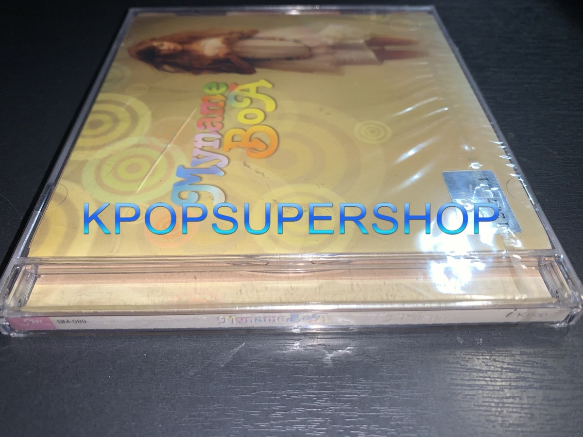 BoA 4th Album My Name BoA CD Booklet New Sealed Rare OOP Cracked 