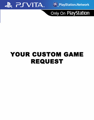 CUSTOM PS Vita Cases - NO GAME NO MANUAL