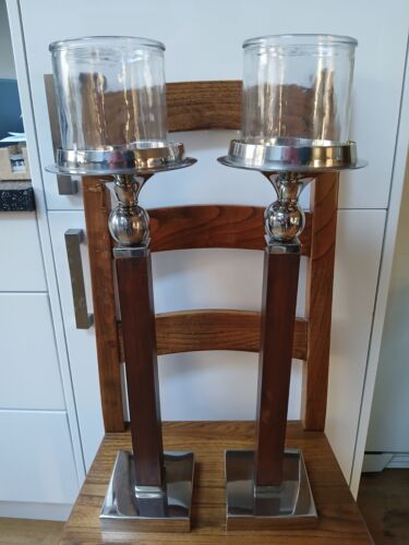 LARGE PAIR OF CANDLESTICKS / HOLDERS