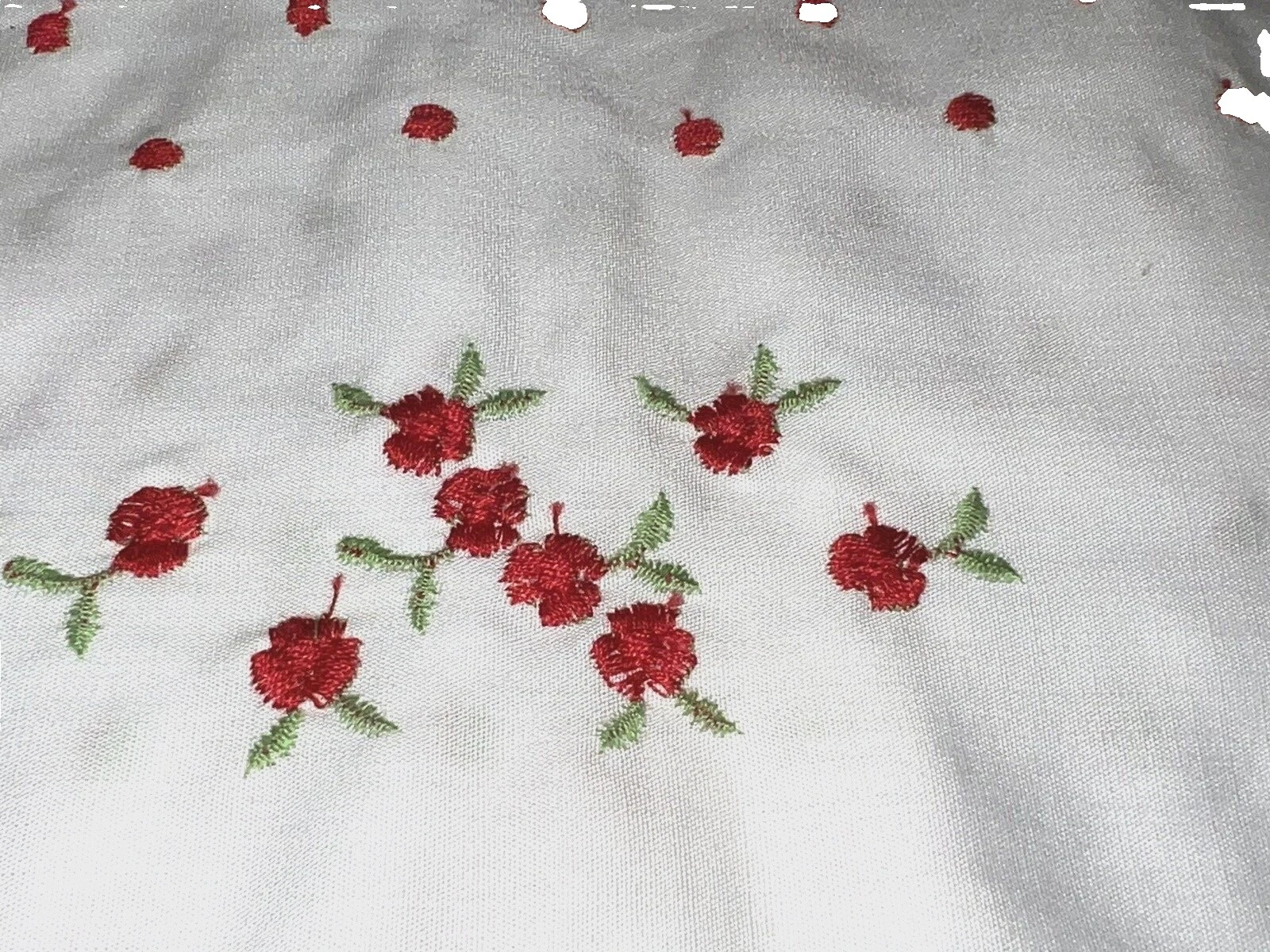 纯棉绣花工艺面料