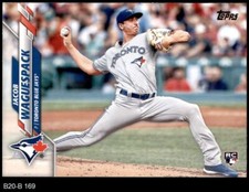 2020 Topps #169 Jacob Waguespack Blue Jays RC 8 - NM/MT