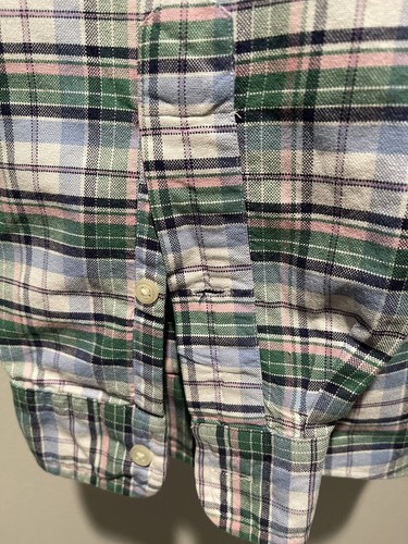 Camisa a cuadros RALPH LAUREN de ajuste personalizado manga larga talla XXL TG - Imagen 4 de 9