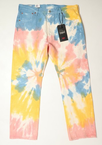 Straight Tie Dye Men's Jeans 33 