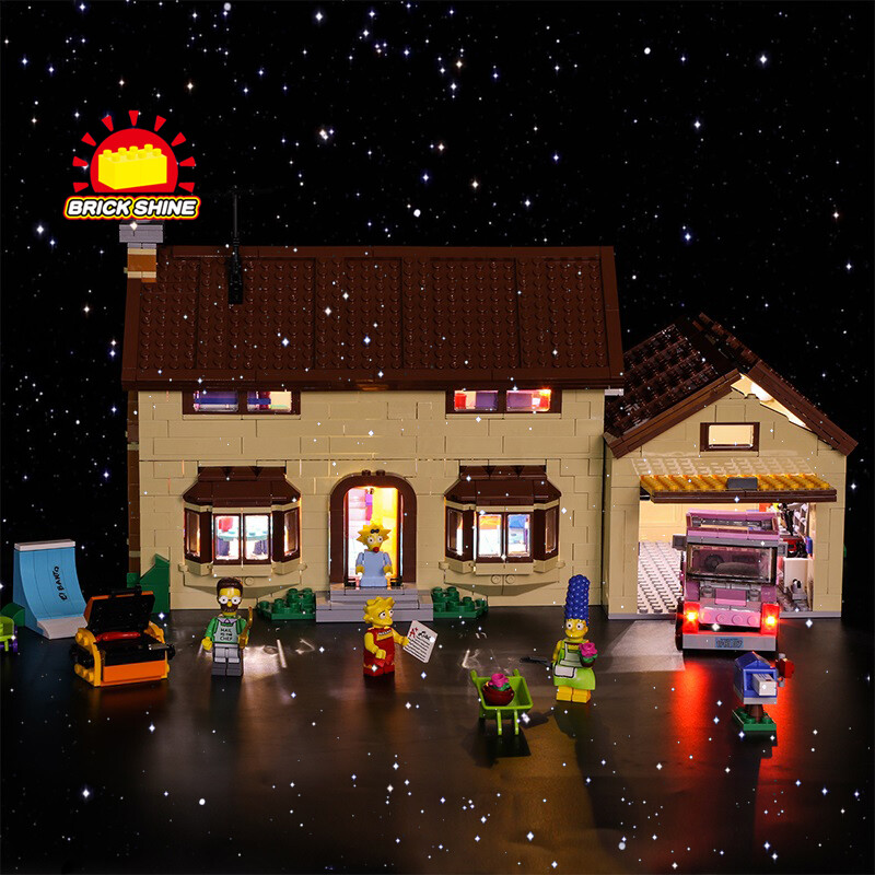 Brick Shine Light kit for Lego The Simpsons House 71006 (NEW)
