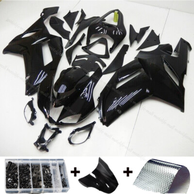 Vivid Black ABS Fairing Kit Fit For KAWASAKI NINJA 2007 2008 ZX 6R