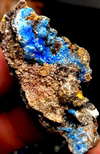 50ct 1PCS NATURAL Blue Cyanotrichite CRYSTAL STONE MINERAL Specimen p677 - Picture 3 of 7