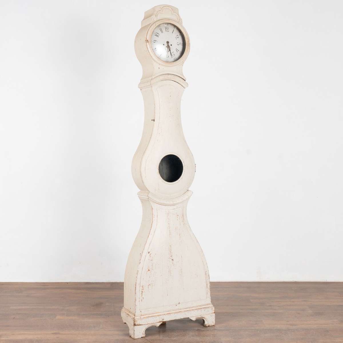 Tall White Swedish Pine Mora Grandfather Clock, circa 1840 | eBay
