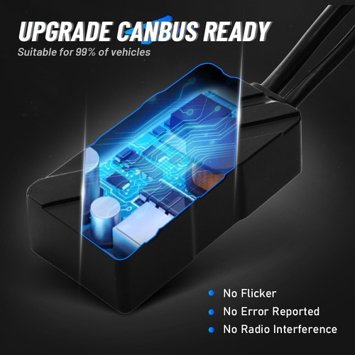 NOVSIGHT H13 9008 LED Headlight Bulbs High Low Beam White for Ford F250 F350 - Picture 10 of 12