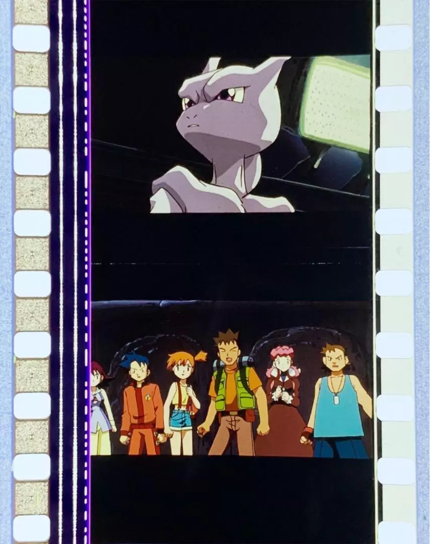 Pokemon Movie Mewtwo Strikes Back Film Cel Mew 35mm Japan Anime Collection