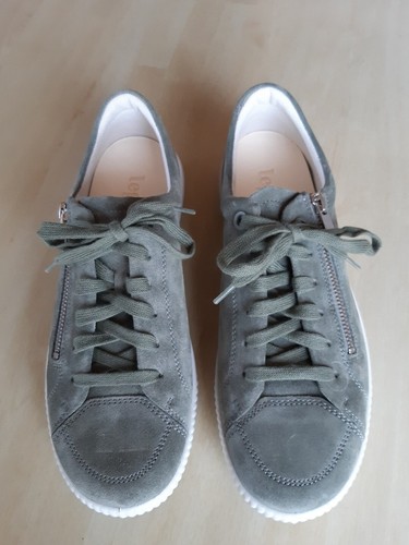 Damen Schuhe für Einlagen Gr. 7 Pino (grün) Velours Weite G von LEGERO - Bild 3 von 14