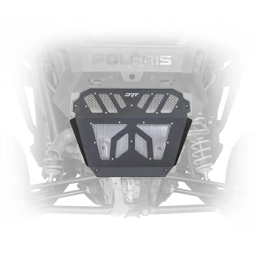 DRT Polaris RZR Pro XP XP4 2020-2024 Aluminum Vented Exhaust Cover Black - Picture 3 of 6