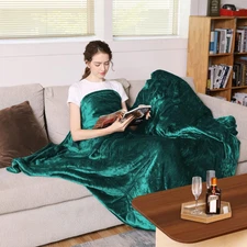 Electric Heated Blanket Full Size 50'' x 60'',Extra-Warm Lightweight Cozy Luxury