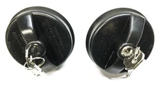 AC Delco/GM Locking Fuel Caps (2pcs) w/Keys (Keyed Alike) 12F31LA (19114744) NOS