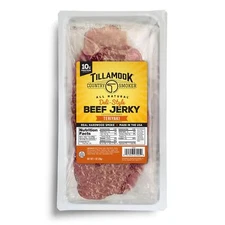 	Tillamook Beef Jerky Country Smoker Teriyaki Deli Style Thin Sliced Slab 12 ...