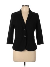 Frenchi Women Black Blazer L