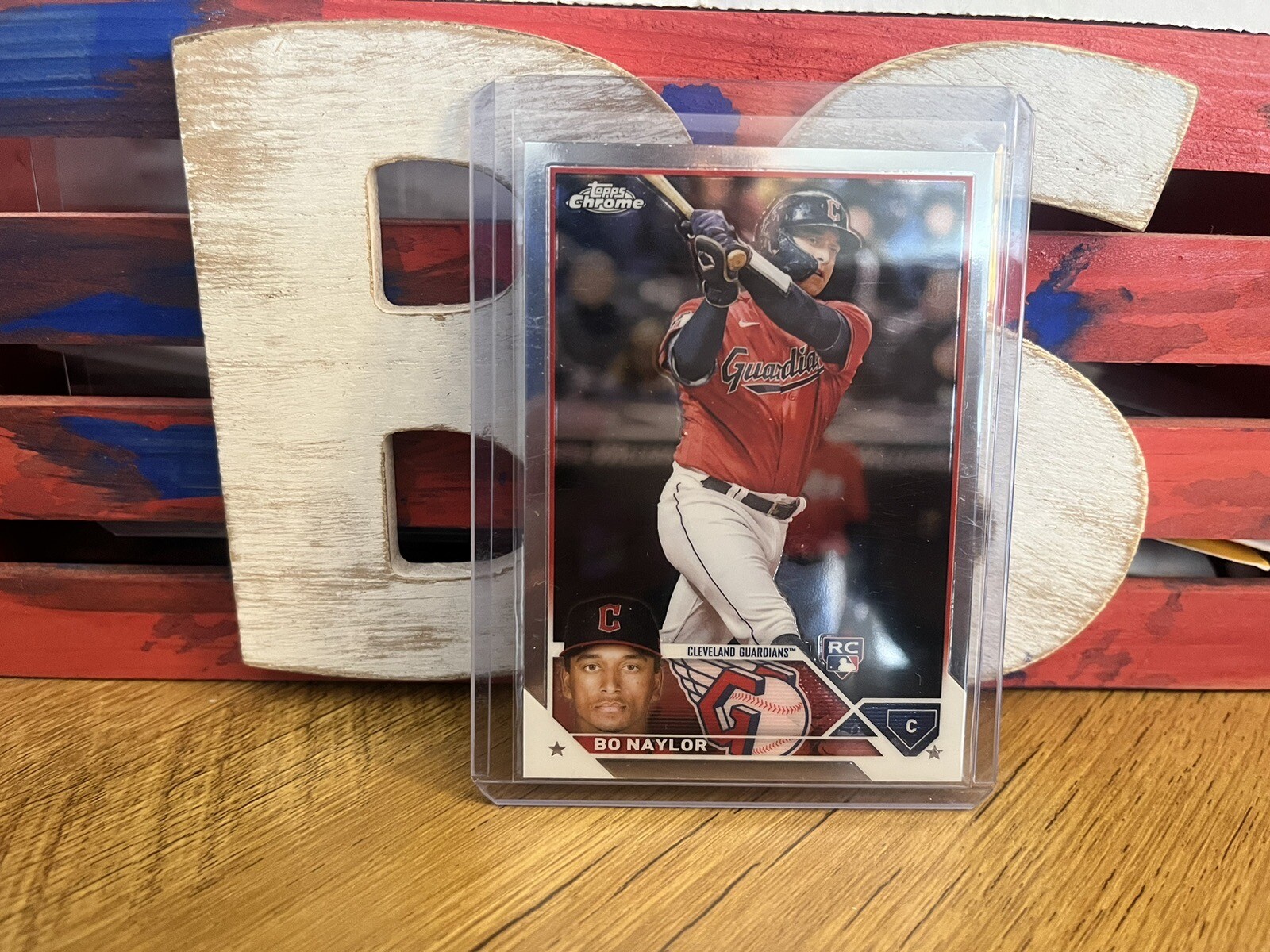 Bo Naylor RC 2023 Topps Chrome #54 Cleveland Guardians Rookie Card